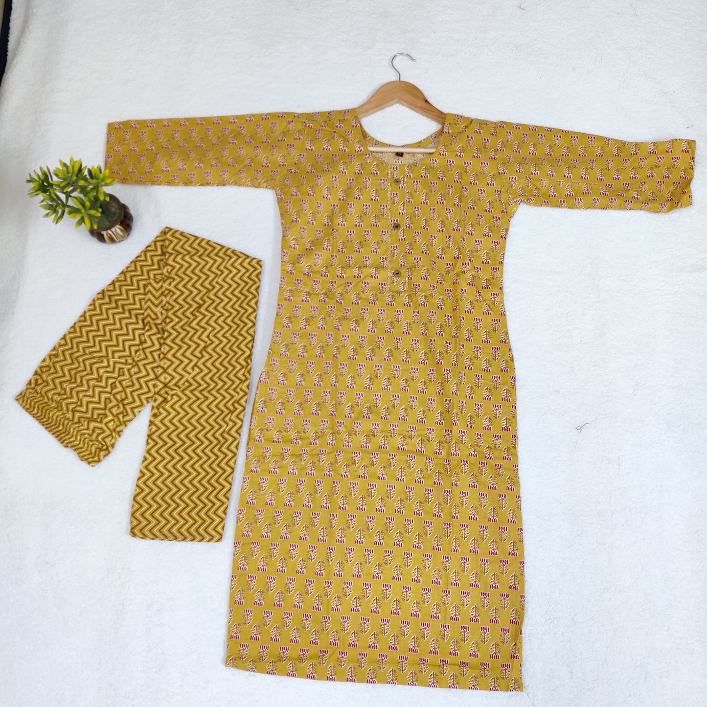 Pure Cotton 2 Piece Kurti