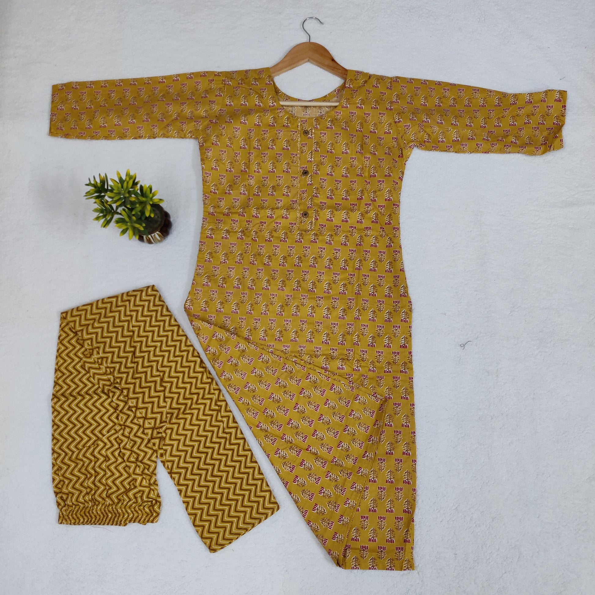 Pure Cotton 2 Piece Kurti