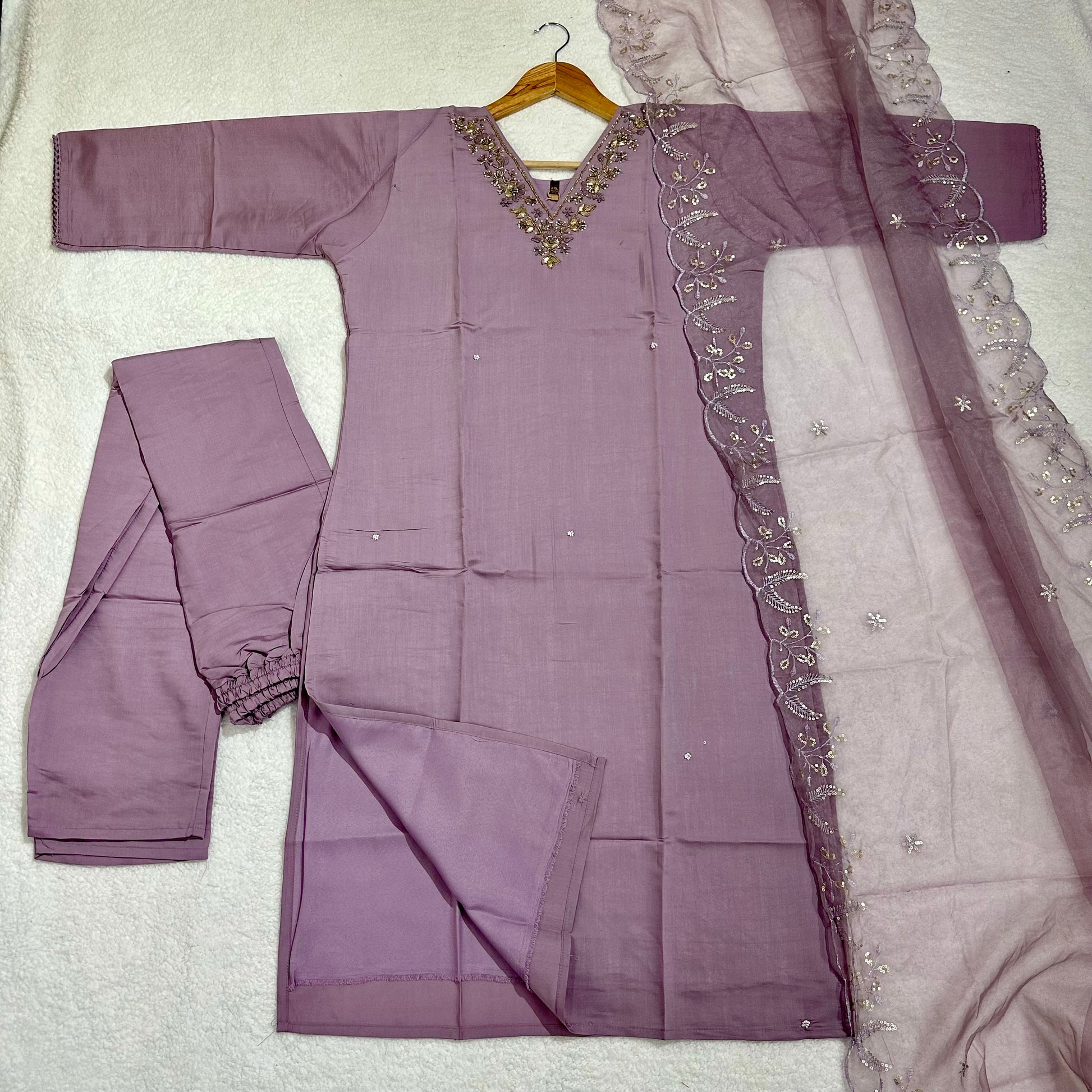 Grandeur Silk 3 Piece Rich Kurti set